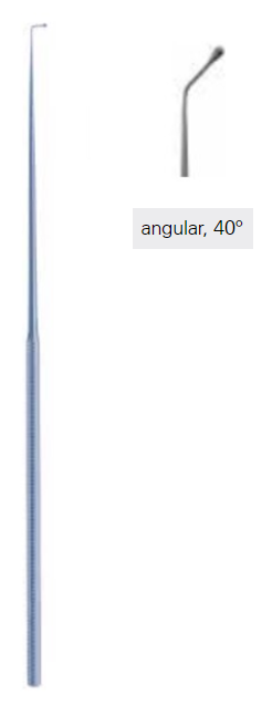 Product Vet Spectrum Rhoton Ball Dissector, 7.5" (19cm), 5mm, 40 Degree Angle, Titanium | SAH.780017T Image