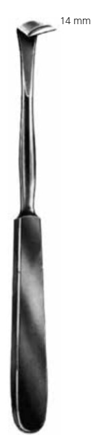Product Vet Spectrum Langenbeck Elevator, 7" (18cm), 14mm Angled Tip | SAH.780086 Image
