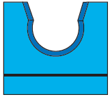 Product Vet Spectrum EverGreen Individual Instrument Fixation Rail (10.5mm Diameter), Silicone, Nut & Screw (23.5mm long) | SAH.EGR-126 Image