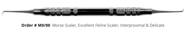 Product Spectrum Dental Scaler, M0/00, Morse #0/00 | SAH.M0/00 Image