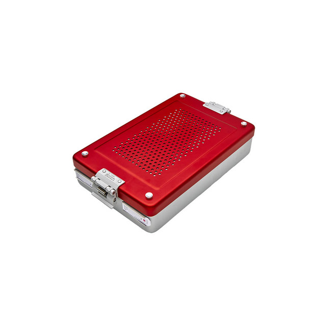 Product Vet Spectrum EverGreen Wide Sterilization Container Starter, Short 325mm x 192mm x 70mm, Red | SAH.SC-304 Image