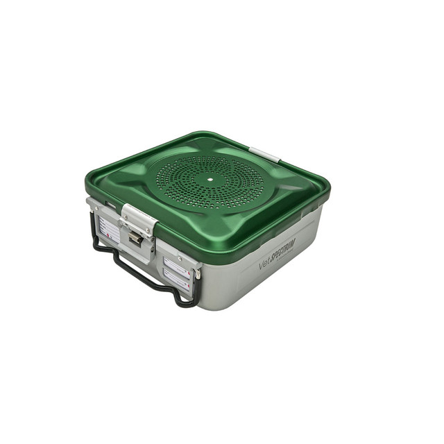 Product Vet Spectrum EverGreen 1/2 Standard Sterilization Container Starter, Short 310mm x 280mm x 110mm, Green | SAH.SC-502 Image