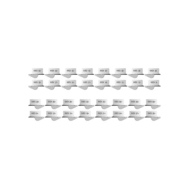 Product IMEX CrossCut Wedge Osteotomy Guide, Complete Set (32 guides) | 36-SKT Image