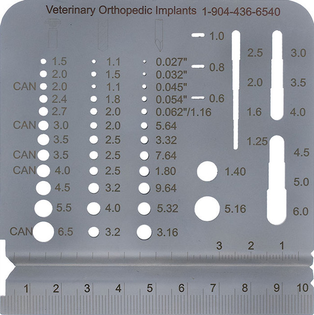 Product VOI Pin and Drill Bit Gauge | GAUGE Image