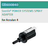 Product Aesculap Acculan 3Ti Sterilit Spray Adapter | GB600840 Image
