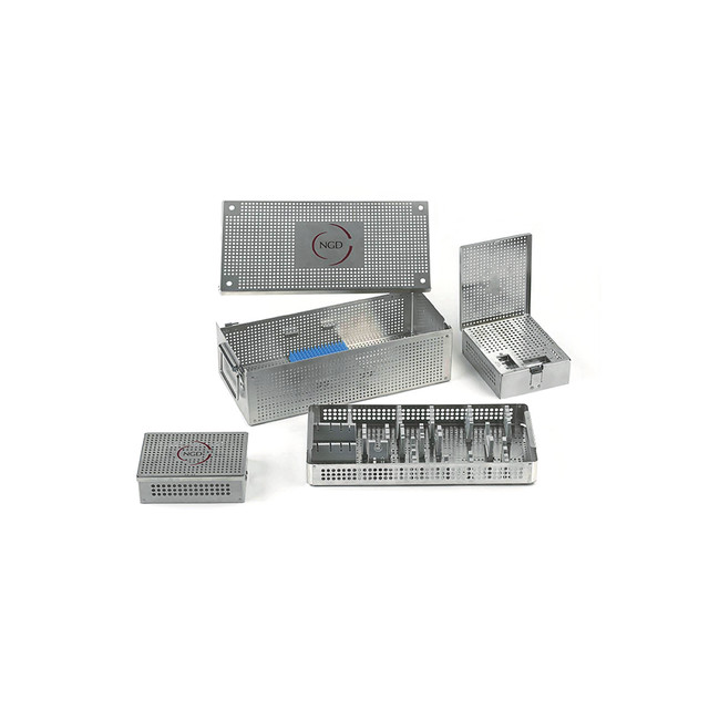 Product NGD Stainless Steel, Knee Box, Standard & Locking Screw Caddies & Instrument Tray | KB-001 Image