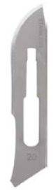 Product Spectrum Scalpel Blades, Size 20, Sterile, 100/Box | SAH.02-040-020 Image