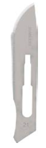 Product Spectrum Scalpel Blades, Size 21, Sterile, 100/Box | SAH.02-040-021 Image