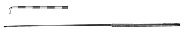 Product Spectrum Arthroscopy Hook Probe, 8.6", Long, Straight, 4.0 mm Dia Knurled Handle, 4.0mm Graduated Probe End | SAH.20-0812 Image