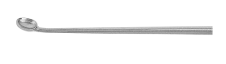 Product Spectrum Arthroscopy Spoon (3mm), 8.6" (220mm), Long, Straight, 4.0 mm Diameter Knurled Handle | SAH.20-0822 Image