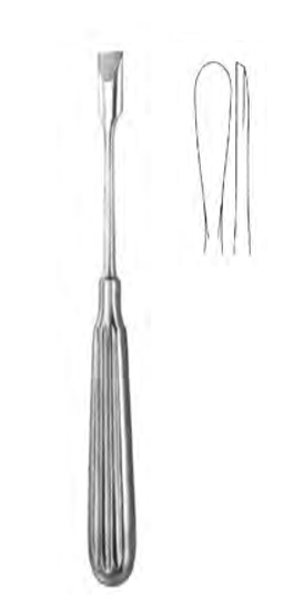 Product Vet Spectrum Adson Periosteal Elevator 6.75" (17cm), Straight, Rounded Tip | SAH.20-0826 Image