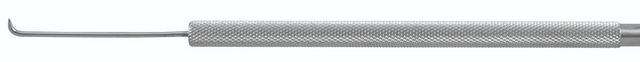 Product Spectrum Culler Hook, 5.5" (14cm), Straight Round Kurled Handle, 3mm 90 Degree Hook, Sharp | SAH.20-1010 Image
