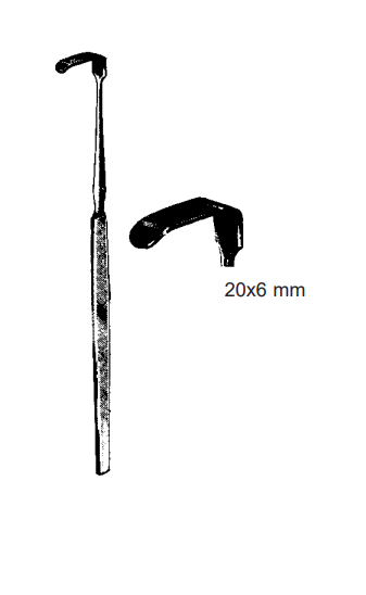 Product Spectrum Senn-Green Retractor, 6" (15cm), 20 x 6 mm Blunt Tip | SAH.20-3849 Image