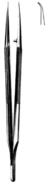 Product Spectrum Microsurgery Forcep, 6" (15cm), Curved, Tying Plateau, 0.3mm Tip | SAH.20-5545 Image