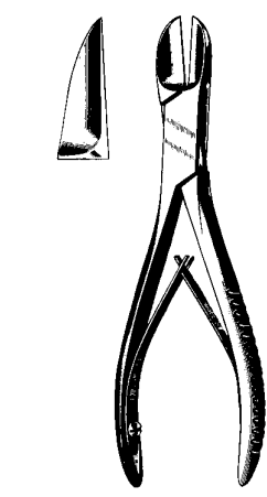 Product Spectrum Liston Bone Cutting Forcep, 8.75" (22cm), Straight, Single Action | SAH.20-55911 Image