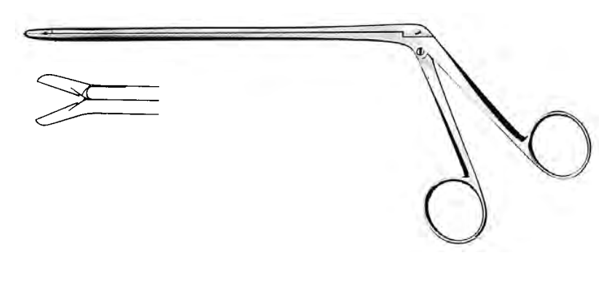 Product Spectrum Spurling Rongeur, 4.75" (12cm), Angled Down, 4x10 mm Jaw | SAH.20-5643 Image