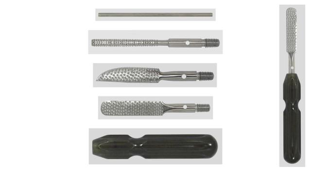 Product Spectrum Combination Bone Rasp Set (3 Interchangable Blades) | SAH.20-5841 Image