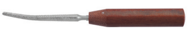Product Spectrum Putti Bone Rasp, 10" (25cm), Single Ended, Phenolic Handle, Conical Tapered Tip | SAH.20-5843 Image