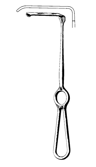 Product Spectrum Kocher-Langenbeck Retractor, 8.25" (21cm), 80x16mm Tip | SAH.20-9006 Image