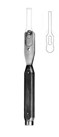 Product Spectrum Interchangeable Osteotome/Chisel, Osteotome Blade, 3.5" (8.5cm), 5mm Width | SAH.21-4003 Image