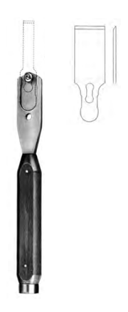 Product Spectrum Interchangeable Osteotome/Chisel, Chisel Blade, 3.5" (8.5cm), 25mm Width | SAH.21-4010 Image