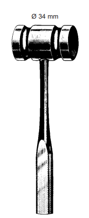 Product Spectrum Heavy Mallet, 10" (25cm), 38mm Head Diameter, 600g Head (900g Total) | SAH.24-3376 Image