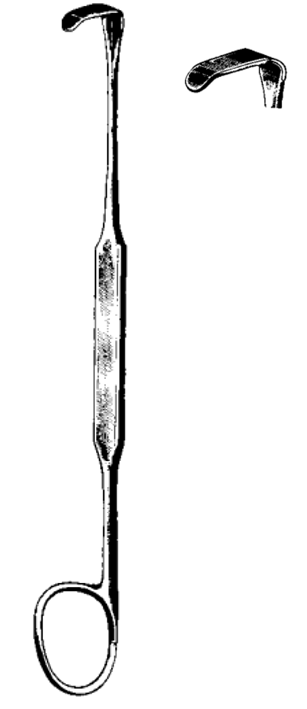 Product Spectrum Meyerding Finger Retractor, 7" (18cm), 18x7mm Tip, Blunt | SAH.25-1041 Image