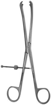 Product Spectrum Fibula Bone Reduction Forcep, 8.5" (21.5cm), 4x4 Teeth, Angled Tips, Speedlock | SAH.25-1133 Image