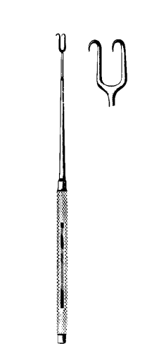 Product Spectrum Joseph Skin Retractor (Hook), 6.25"(16cm), Sharp, 2 Prong, 5mm Prong Width | SAH.35-4005 Image