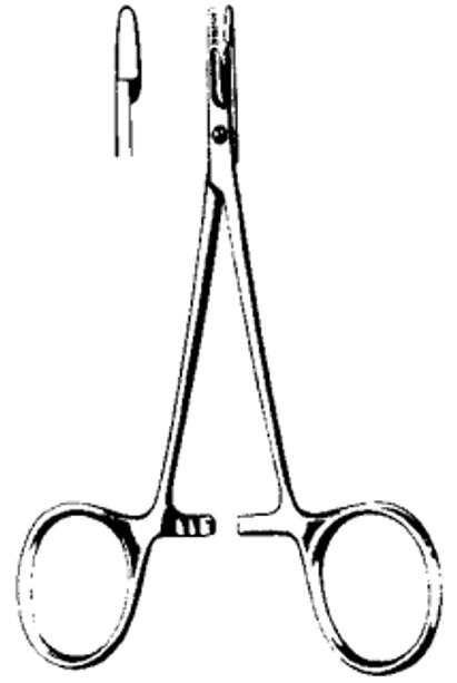 Product Spectrum Olsen-Hegar Needle Holder, 4.5" (11.5cm), TC, Smooth | SAH.40-5011 Image