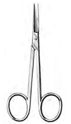 Product Spectrum Iris Scissor, 3.5" (9cm), Straight | SAH.50-2191 Image