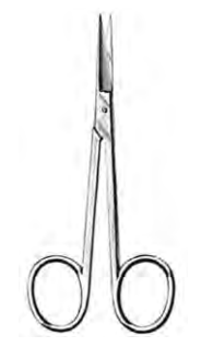 Product Spectrum Iris Scissor, 4" (10cm), Straight | SAH.50-23511 Image