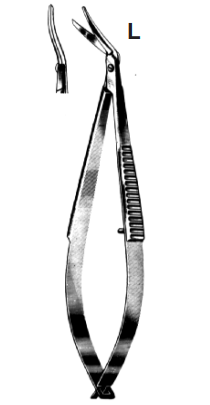 Product Spectrum Castroviejo Corneal Scissor, 4.375" (11cm), Curved Left | SAH.50-2364 Image