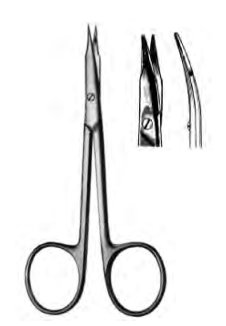 Product Spectrum Stevens Tenotomy Scissor, 4.38in.(11cm), Curved, Blunt | SAH.50-5112 Image