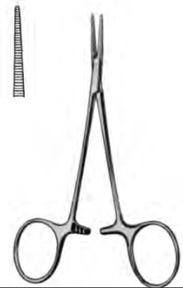 Product Spectrum Halsted Mosquito Forcep, 5" (12.5cm), Straight, Micro Tips | SAH.60-1815 Image