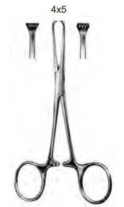 Product Spectrum Allis Tissue Forcep,5.5" (14cm), 4x5 Teeth | SAH.60-2341 Image