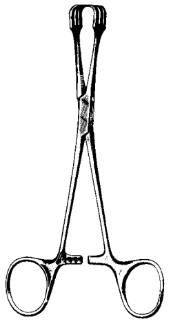 Product Spectrum Lahey Vulsellum Forcep, 6" (15cm), Straight, 3x3 Teeth | SAH.60-8511 Image