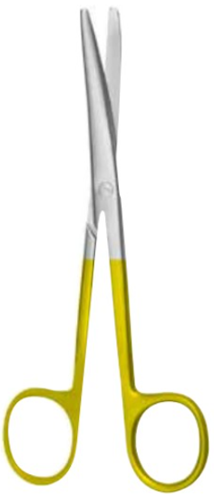 Product Vet Spectrum Mayo-Stille Scissor, 6.75" (17cm), Curved, Round Blades, TC and Supercut | SAH.700535 Image