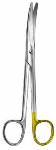 Product Vet Spectrum Mayo Scissor, 5.75" (14.5cm), Curved, Supercut | SAH.700551 Image