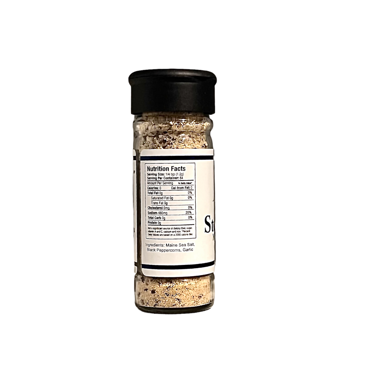 Salt Free Steak Rub, 2.7 oz. In Glass Bottle, Non GMO