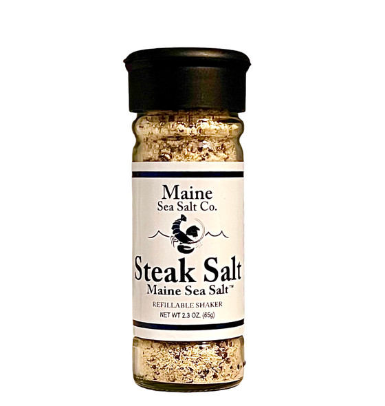 Steak Salt: I make and test all my salt seasonings myself,. The Steak Salt is my Favorite other than the Natural Maine Sea Salt, an exception.

Since I am Pescatarian, The steak Salt is my favorite with Salmon, broiled fish, and everything else! Please try and review, I know you will love the Steak Salt too.