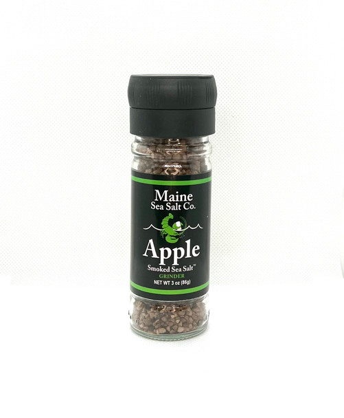 Apple Smoked Maine Sea Salt, 3.6 oz Grinder,   [SIX TO A CASE]  3.41 WT. (3741) 