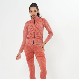 Katoa Performance Seamless Zip Jacket Desert Red Melange Katoa Performance Seamless Zip Jacket Desert Red Melange
