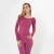 Katoa Glam Mode Long Sleeve Mesh Top Mulberry
