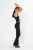 Katoa Glam Mode Seamless Mesh High Waist Flare Leggings Black Lava