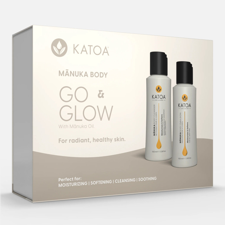 Katoa Go & Glow Manuka Body Set