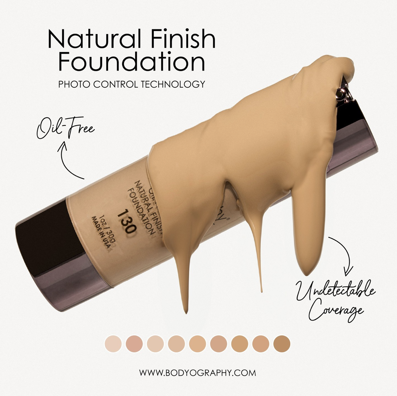 Discover flawless beauty with Bodyography Natural Finish Foundation, a makeup essential that combines natural ingredients with professional-grade performance. Achieve a radiant complexion effortlessly, and let your natural beauty shine through.