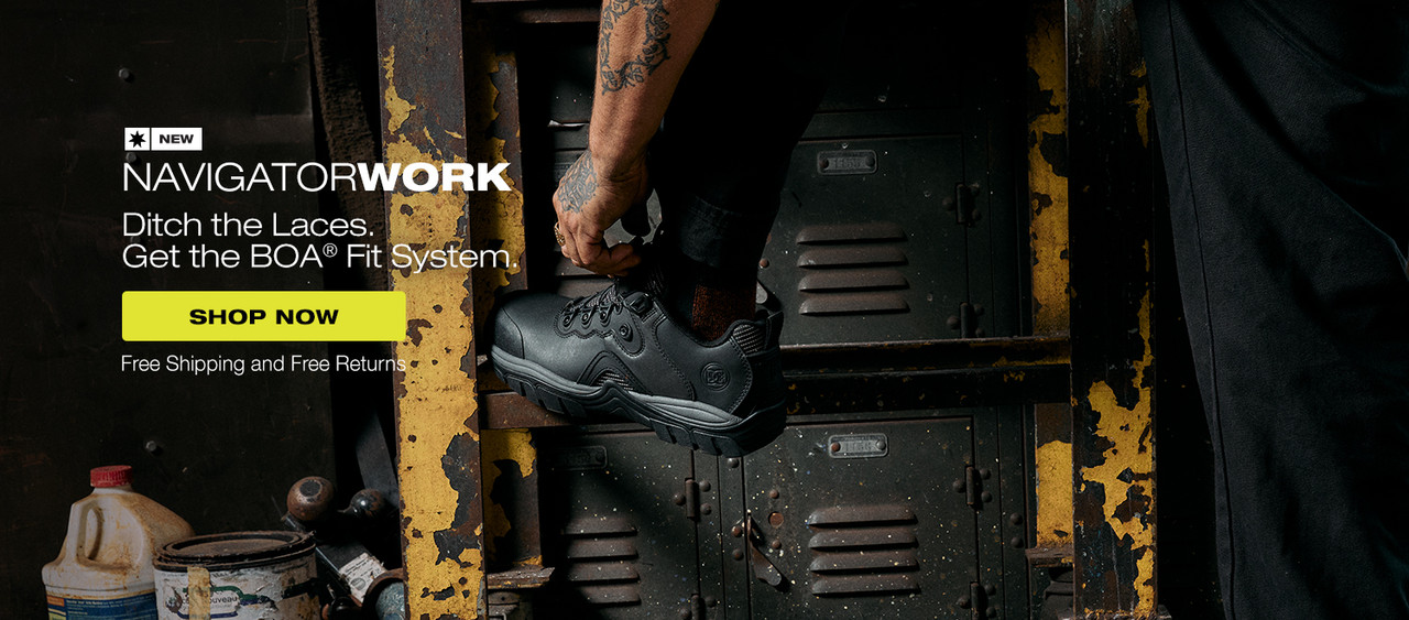 New! Navigator Work. Ditch the laces. Get the BOA fit system. Shop now. Free shipping and free returns.
