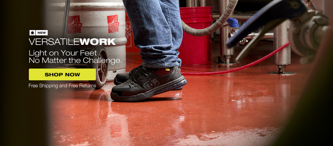 DC Men's Versatile Work Shoes. Light on your feet no matter the challenge. Shop now. Free shipping and free returns.