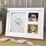 Oh So Precious Paw Print Clay Mould and Photo Frame
